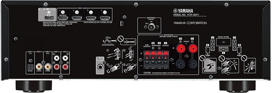 Домашний кинотеатр Yamaha YHT-1840 Black Основное Фото №3