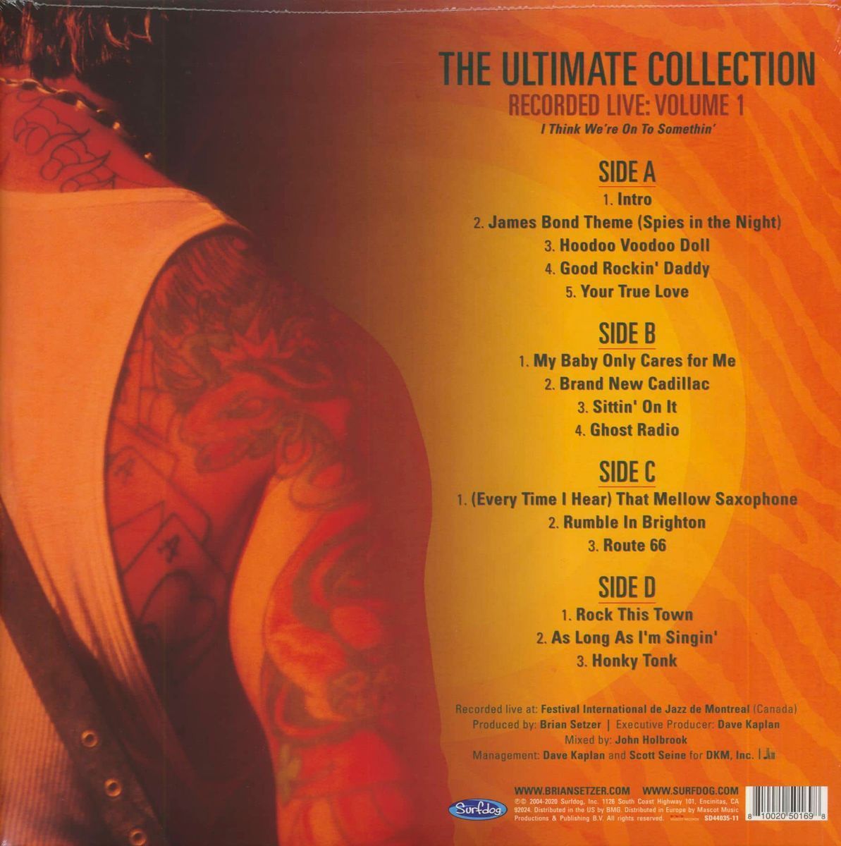 Виниловая пластинка Brian Setzer Orchestra - The Ultimate Collection ...