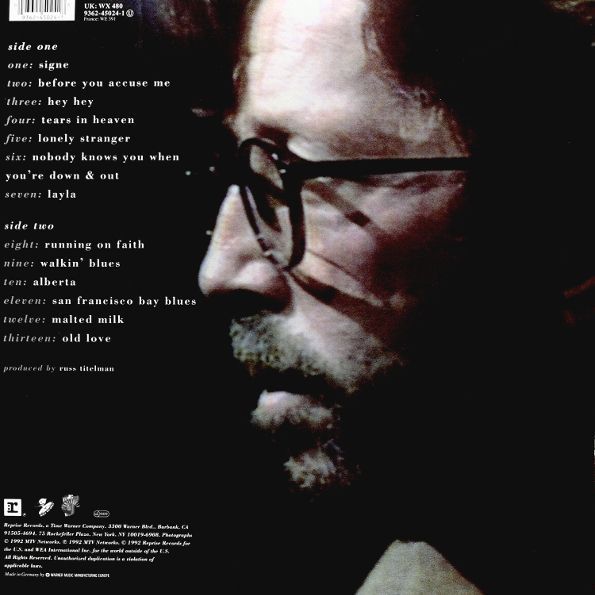 Вінілова платівка Eric Clapton - Unplugged (2LP) Основне Фото №3