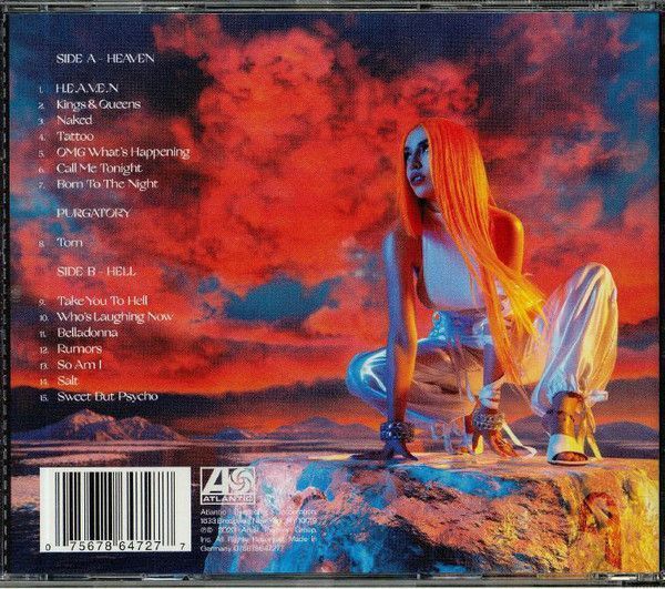 Музыкальный CD диск Ava Max - Heaven & Hell фирменный Основное Фото №2