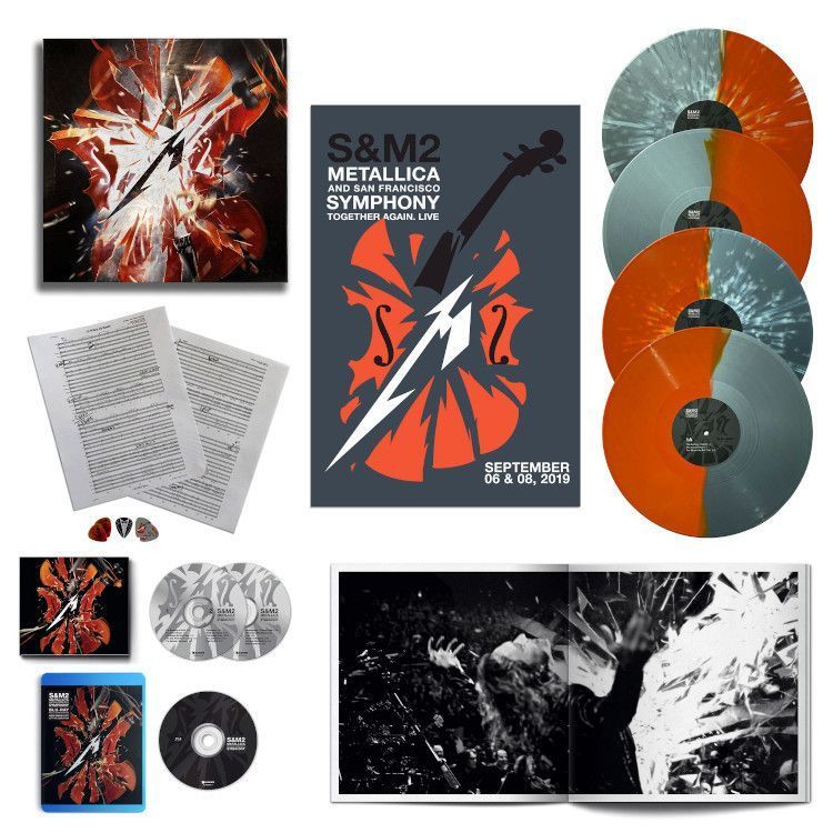Вінілова платівка Metallica - S&M2 (4LP 2Cd Blu - Ray) Boxset. Ltd. Orange & Silver Split Основне Фото №3