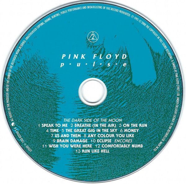 Музыкальный CD диск Pink Floyd &ndash; Pulse (2CD) фирменный Основное Фото №5