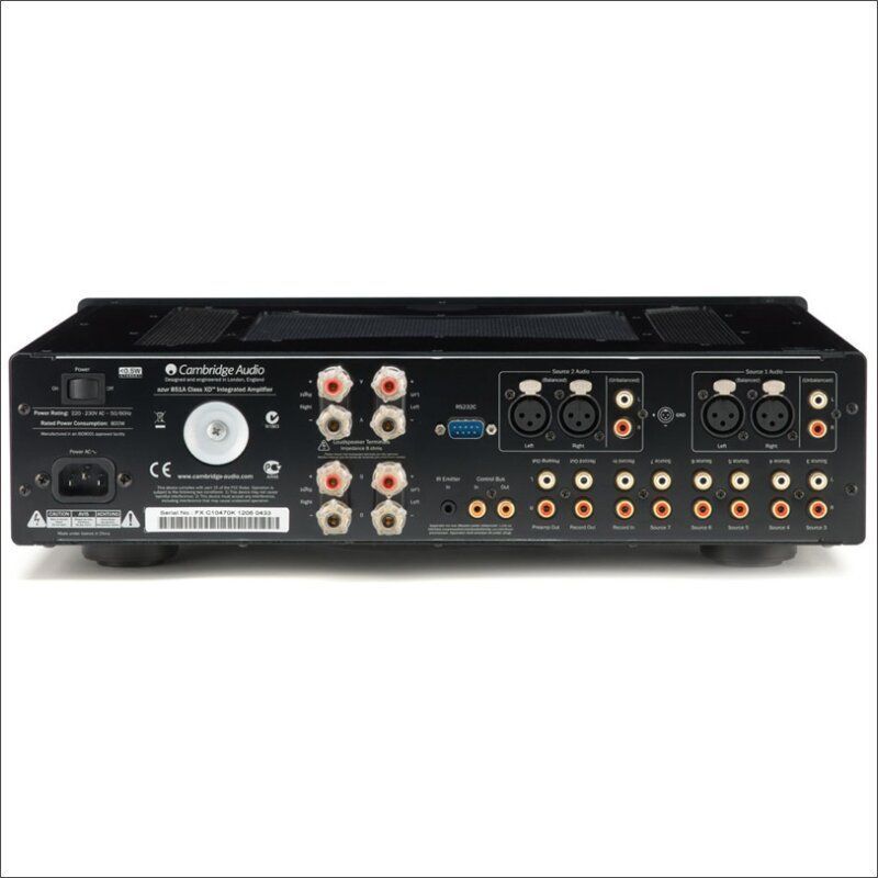 Стереоусилитель Cambridge Audio Azur 851a Black Основне Фото №2