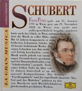 Музичний CD диск Schubert - La Gran Musica - Classical Collection 2 фірмовий Основне Фото №1