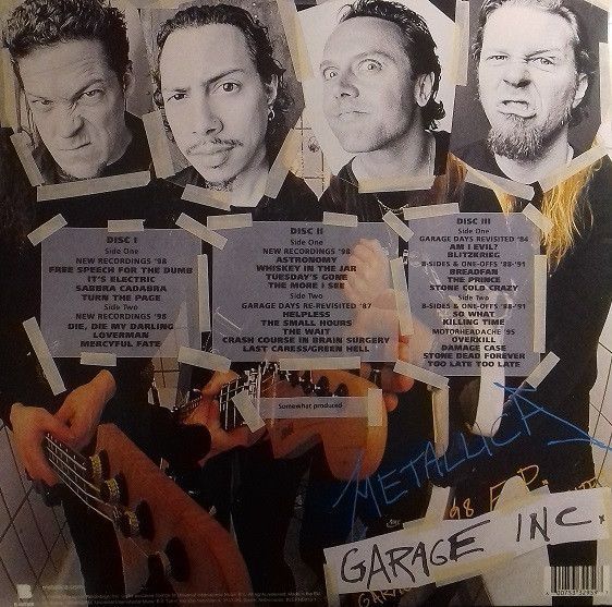 Вінілова платівка Metallica &ndash; Garage Inc.(3LP) 180 Gram Основне Фото №9