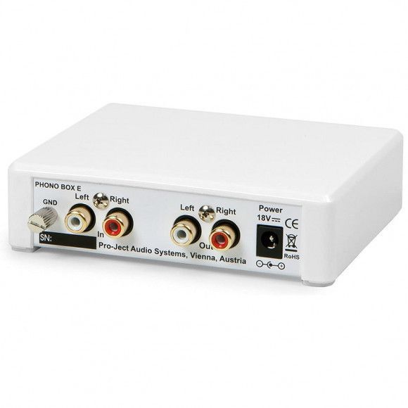 Фонокорректор Pro-Ject Phono Box E White MM Основное Фото №2