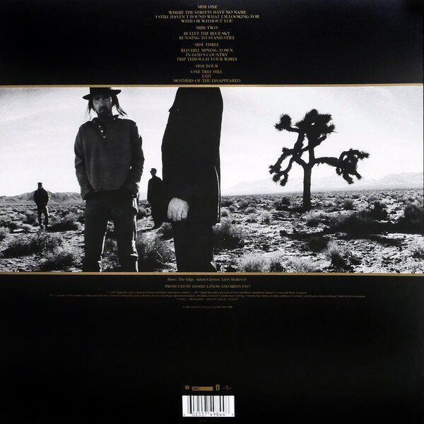 Виниловая пластинка U2 - The Joshua Tree (2LP) Основное Фото №2