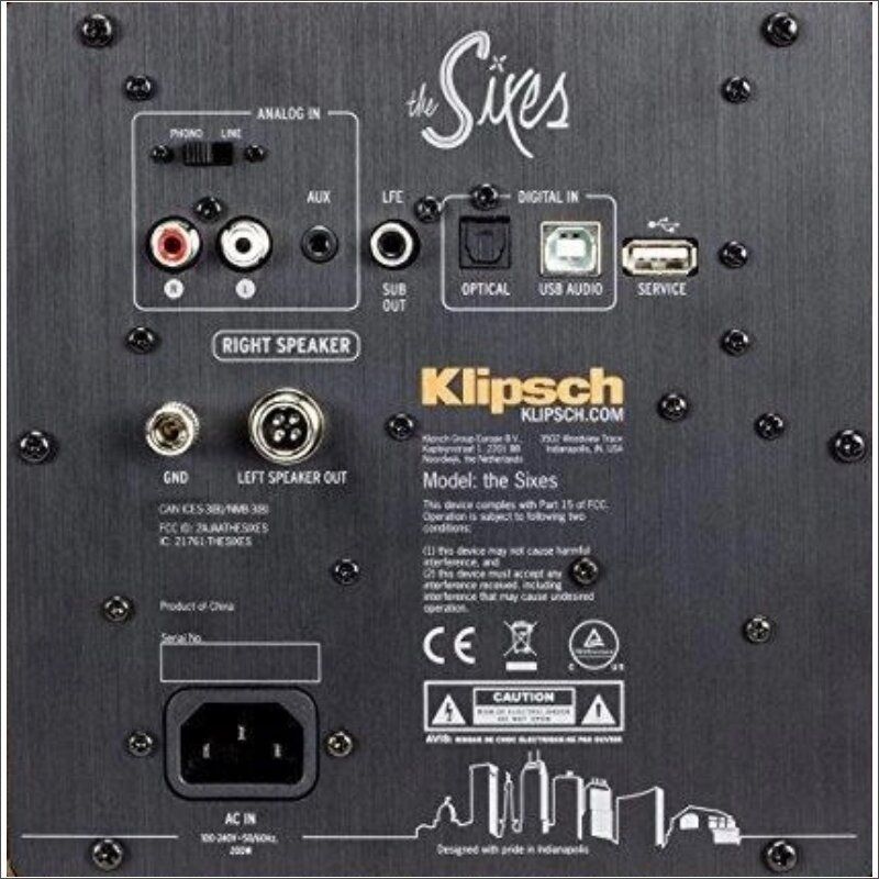 Активная акустическая система Klipsch The Sixes Ebony Основное Фото №5