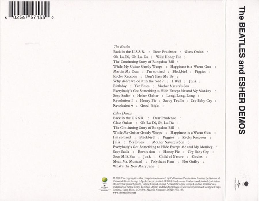 Музичний CD диск The Beatles &ndash; The Beatles (The White Album) 50th Anniversary Deluxe Edition фірмовий Основне Фото №3