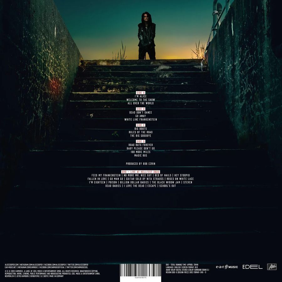 Вінілова платівка Alice Cooper &ndash; Road (2LP+DVD) Основне Фото №3