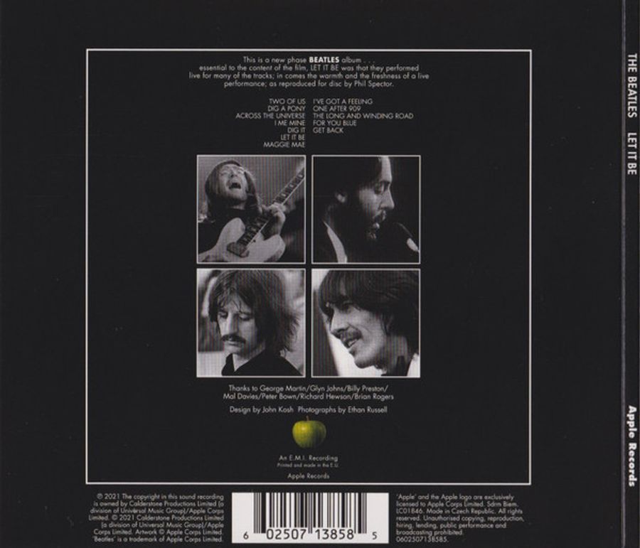 Музичний CD диск The Beatles &ndash; Let It Be (Remastered 2021) фірмовий Основне Фото №3