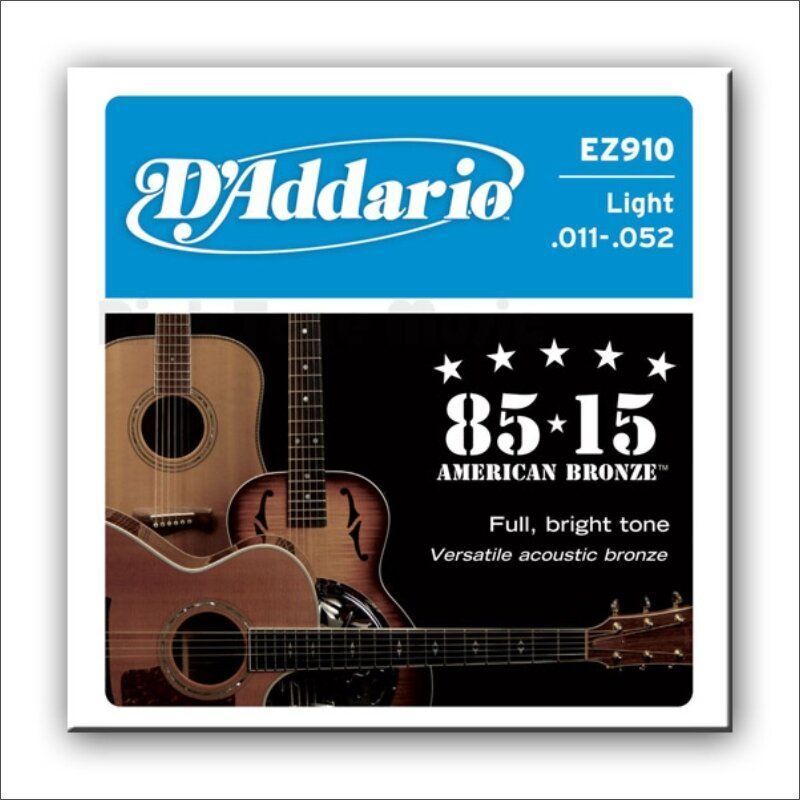 Струны акустика D`Addario Bronze 11-52 Light Основное Фото №2