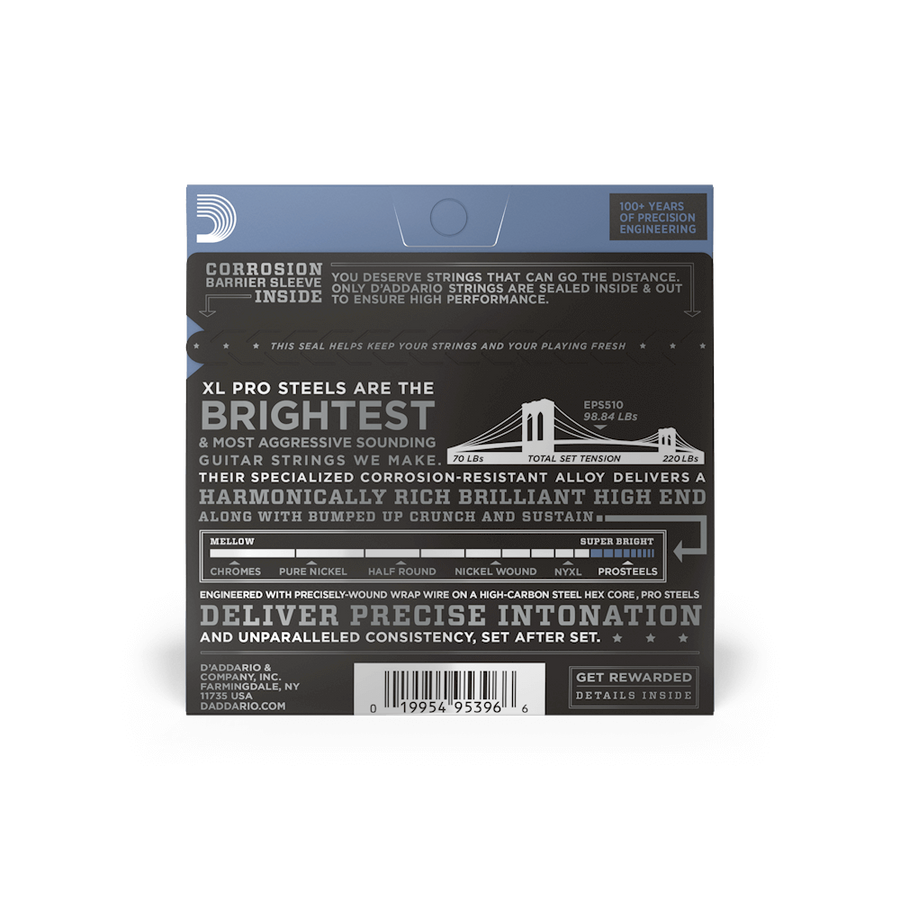 Струны электро D"ADDARIO Regular Light, 010 - 046 (EPS510) Основное Фото №2