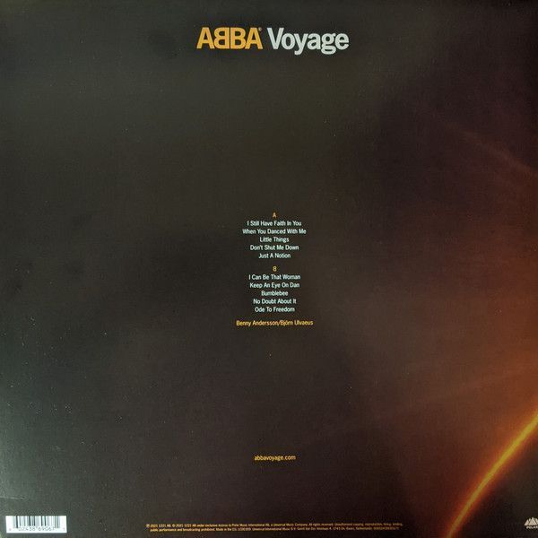 Вінілова платівка ABBA &ndash; Voyage, Limited Edition, Solid Blue Vinyl Основне Фото №3