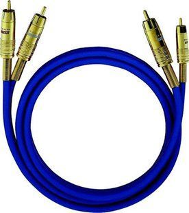 Кабель 2 RCA - 2 RCA OEHLBACH 2035 Master Set NF 1x2m blue Основное Фото №1