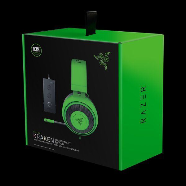 Ігрова гарнітура Razer Kraken Tournament Edition, green (RZ04 - 02051100 - R3M1) Основне Фото №2