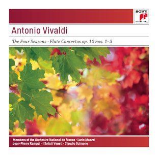 Музыкальный CD диск Antonio Vivaldi &ndash; The Four Seasons - Flute Concertos Op. 10 Nos. 1-3 фирменный Основное Фото №1