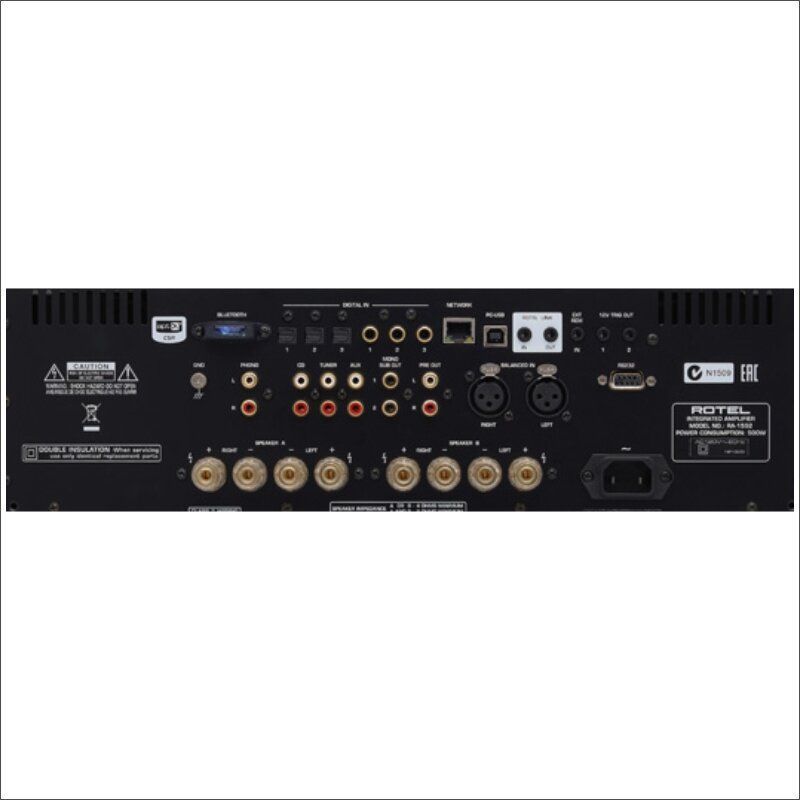 Стереоусилитель Rotel RA - 1592 Black Основне Фото №4