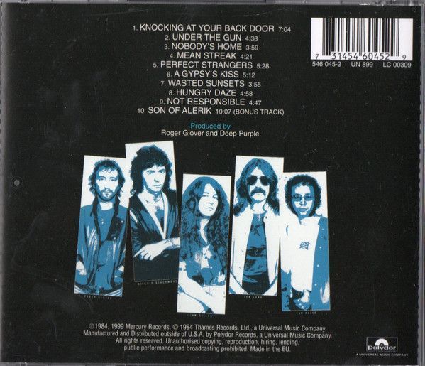 Музыкальный CD диск Deep Purple - Perfect Strangers (Rem.) фирменный Основное Фото №3