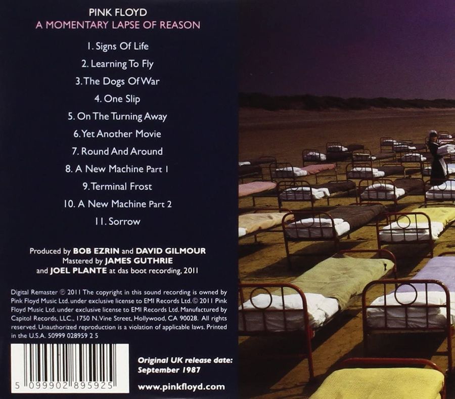 Музыкальный CD диск Pink Floyd - A Momentary Lapse Of Reason (Remastered 2011) фирменный Основное Фото №2
