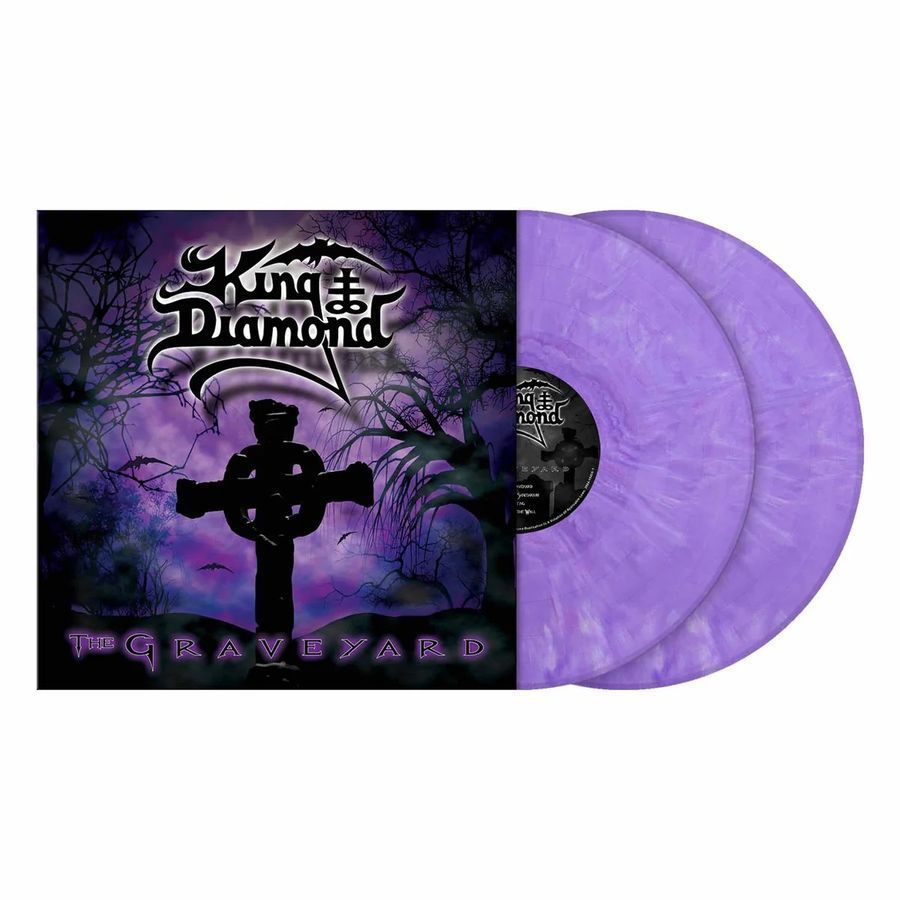 Вінілова платівка King Diamond - The Graveyard (2LP), Purple And White Coloured Vinyl Основне Фото №2