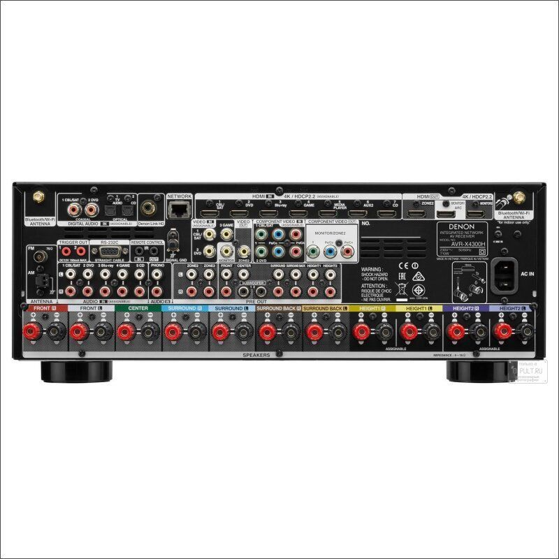 AV ресівер Denon AVR-X4300H Black Основне Фото №2