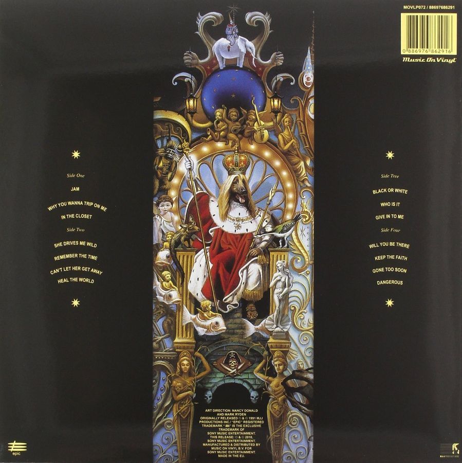 Виниловая пластинка Michael Jackson - Dangerous (Remastered) 2LP Основное Фото №2