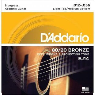 Струны для акустической гитары D'ADDARIO EJ-14 Основное Фото №1
