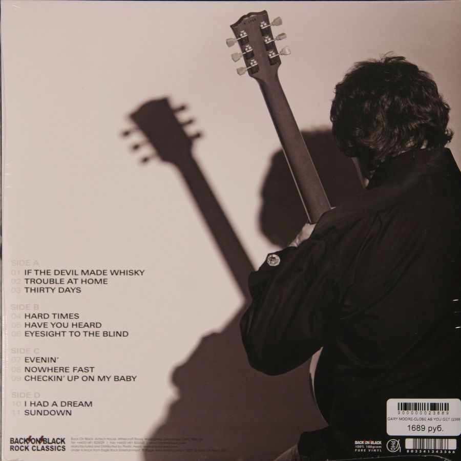 Вінілова платівка Gary Moore - Close As It Gets (2LP) Основне Фото №2