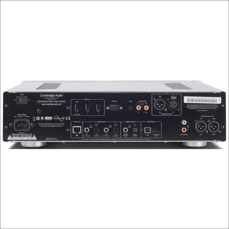 Мережевий програвач Cambridge Audio Azur 851n Silver Основне Фото №2
