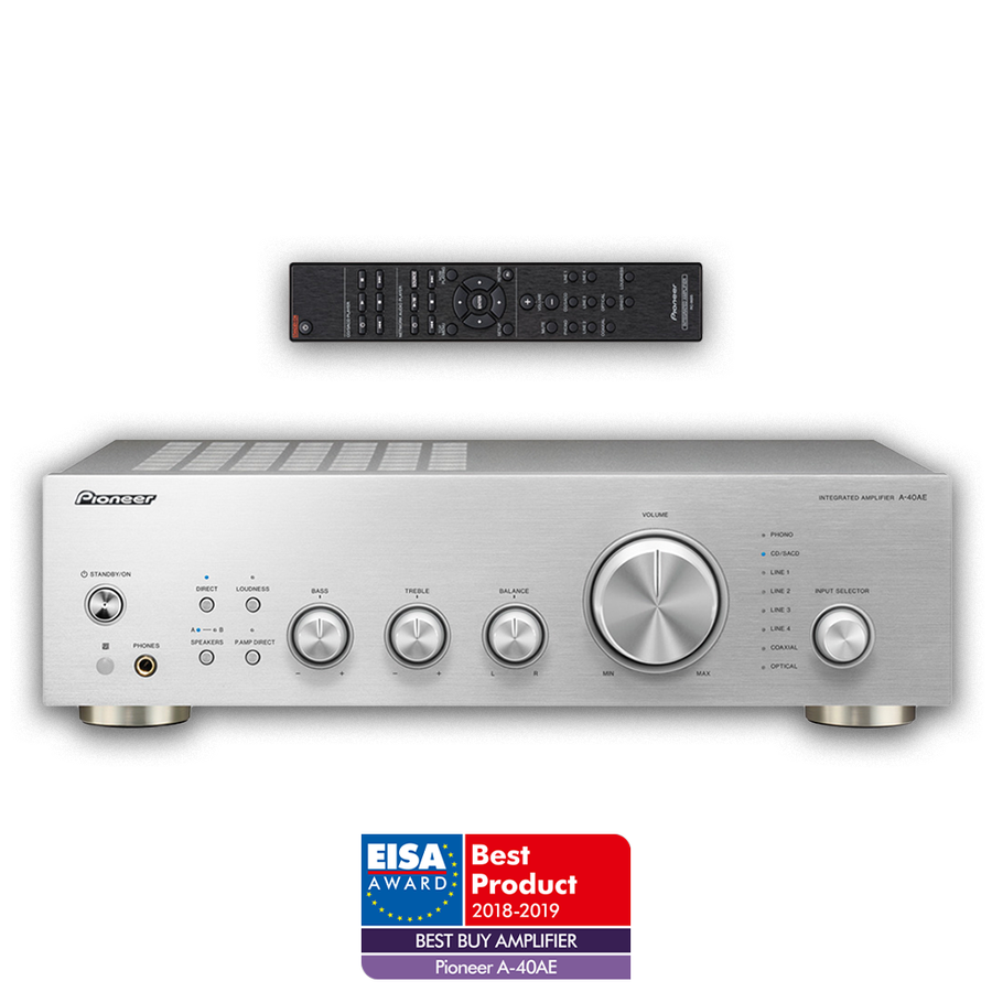Стереопідсилювач Pioneer A-40AE Silver Основне Фото №7