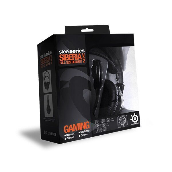 Ігрова аудіогарнітура STEELSERIES Siberia V2, black Основне Фото №2