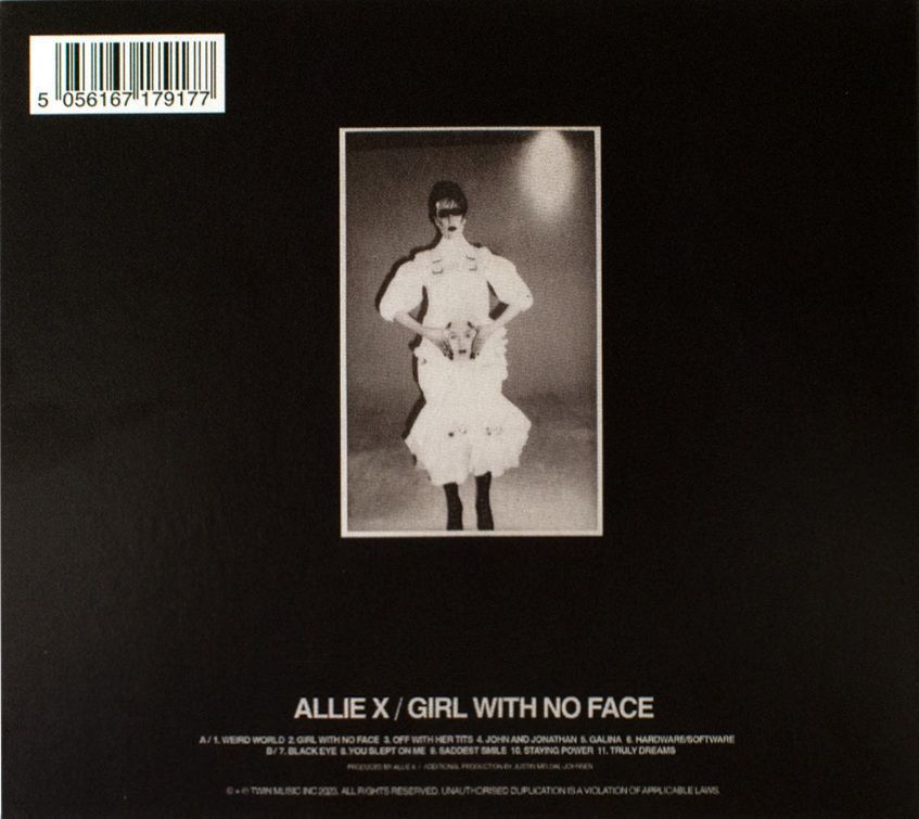 Музыкальный CD диск Allie X - Girl with No Face фирменный Основное Фото №2