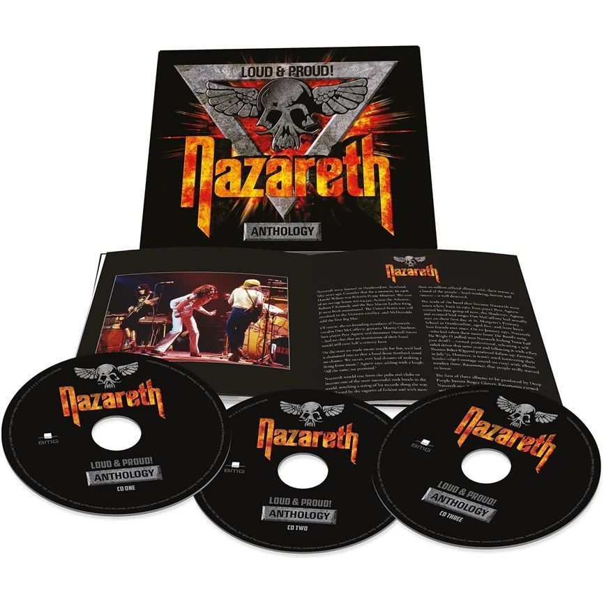 Музыкальный CD диск Nazareth - Loud & Proud! Anthology (3CD) фирменный Основное Фото №2