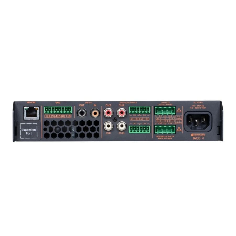 Підсилювач потужності інсталяційний Monitor Audio CI Amp IA60-4 Основне Фото №2