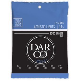 Струны акустика Martin D500 Darco Acoustic 80/20 Bronze 12-String Light (10-47) Основное Фото №1