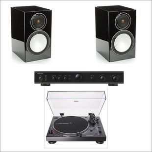 Комплект Audio - Technica AT - LP120XUSB Rotel A10 Monitor Audio Silver 1 Основне Фото №1