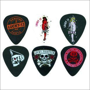 Медиатор Dunlop L13BP1.0 Lucky13 Art Series Pack 1.0 Основное Фото №1
