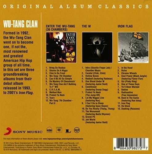 Музыкальный CD диск Wu-Tang Clan - Original Album Series (3CD