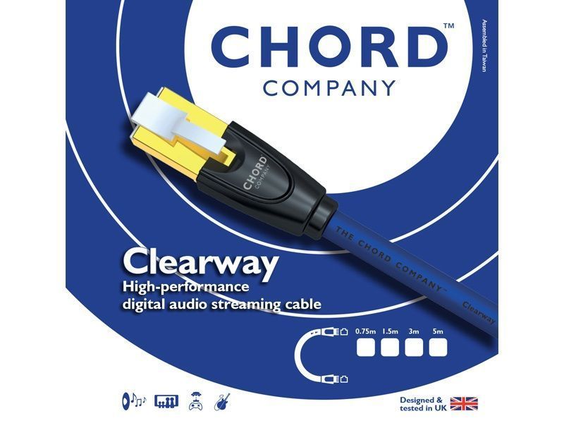 Кабель Ethernet Chord Clearway Digital Streaming 10m Основне Фото №4