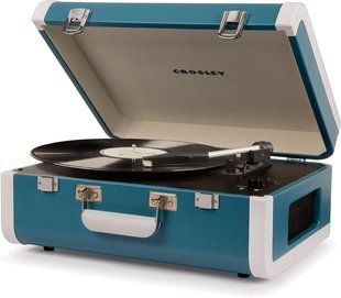 Проигрыватель винила Crosley Portfolio Turquoise Основное Фото №1