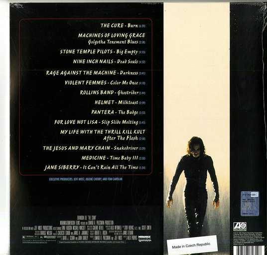 Виниловая пластинка Soundtrack - The Crow (2LP) Limited Edition