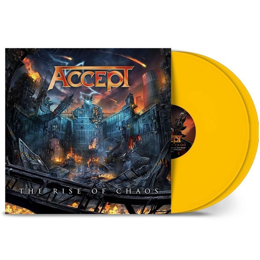 Виниловая пластинка Accept - The Rise Of Chaos (2LP), Yellow Vinyl Основное Фото №2