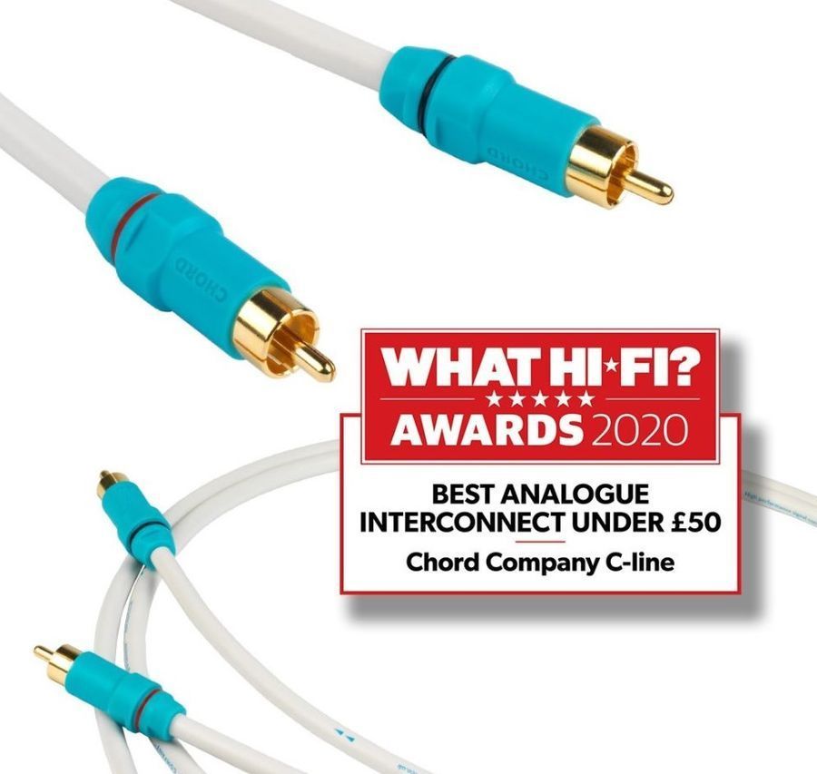 Кабель міжблоковий Chord C-line 2RCA to 2RCA 2m Основне Фото №2