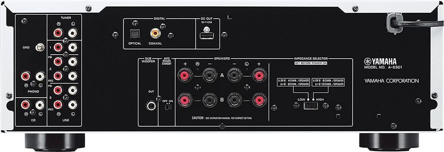 Усилитель Yamaha A-S301 II Black Основное Фото №2