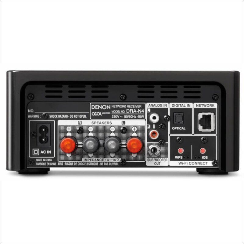 Мережевий стерео ресівер Denon DRA N4 Black Основне Фото №2