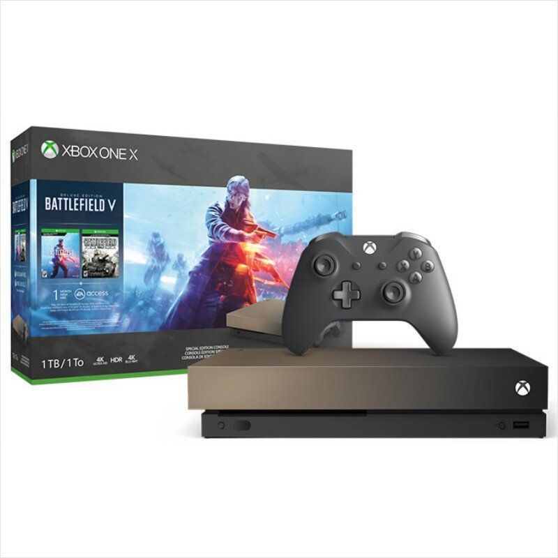 Игровая приставка Xbox One S X 1TБ Gold Rush Battlefield Bundle Основное Фото №2