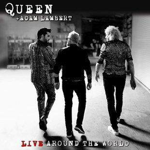 Музыкальный CD диск Queen + Adam Lambert Live Around The World фирменный Основное Фото №1