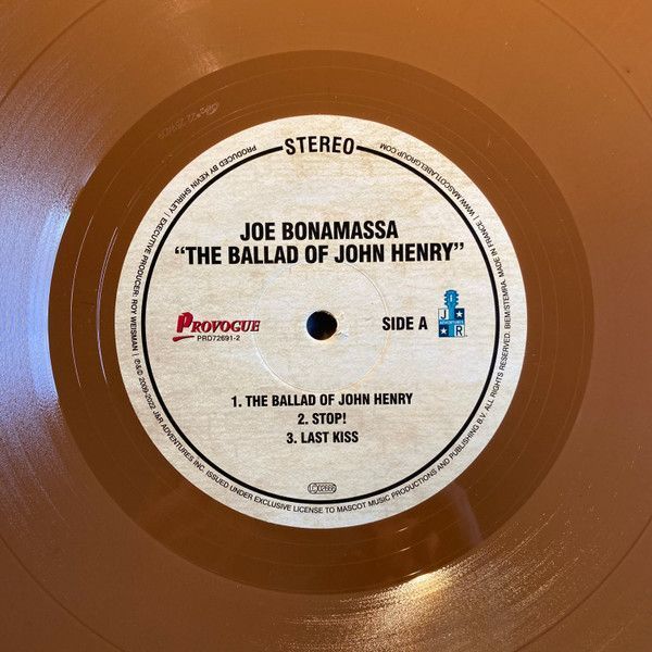 Вінілова платівка Joe Bonamassa &ndash; The Ballad Of John Henry (2LP) Remastered, Brown Vinyl Основне Фото №6