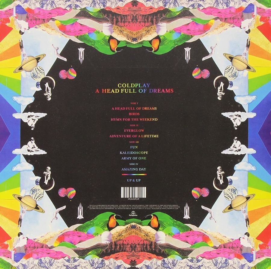 Виниловая пластинка Coldplay - A Head Full Of Dreams (2LP) Основное Фото №2
